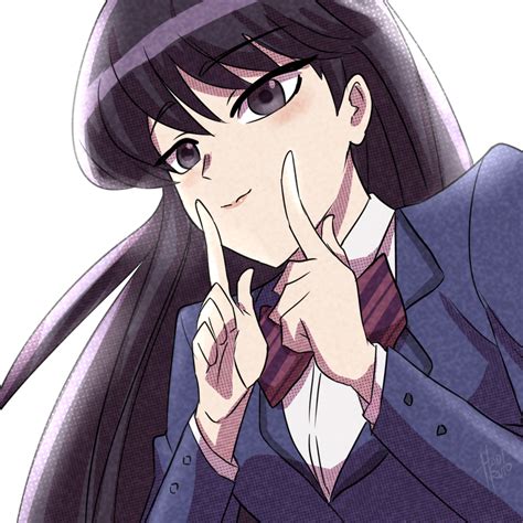 Komi San Smile By Hadirutopia On Deviantart