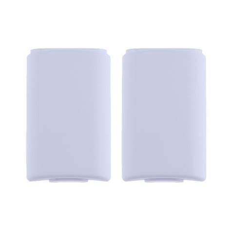 2PCS White Boîtier de batterie Rechargeable pour manette sans fil