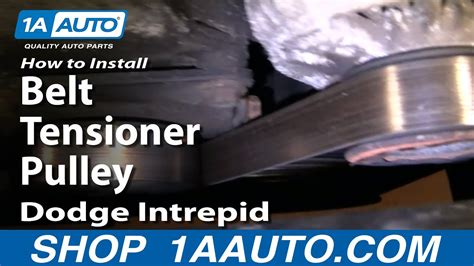 How To Replace Belt Tensioner Pulley 1993 97 Dodge Intrepid 1A Auto