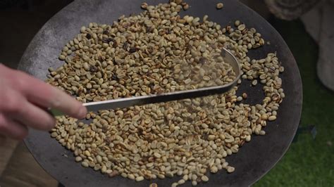 Traditional roasting of Ethiopian coffee 45704957 Stock Video at Vecteezy