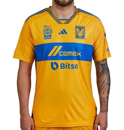 Tigres Uanl Home Soccer Jersey Player Version Model