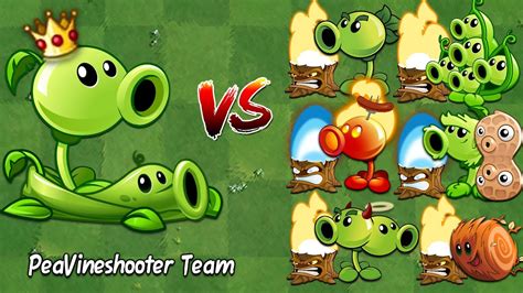 Pvz Discovery Every Peashooter Pea Vine Vs All Torchwood Team