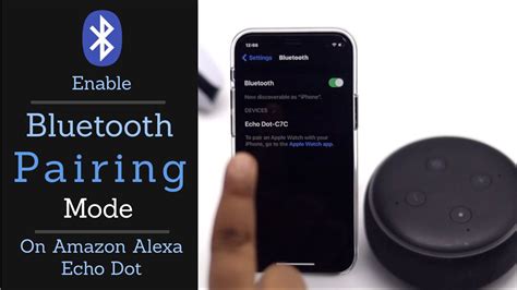 How To Put Amazon Echo Dot In Pairing Mode Youtube