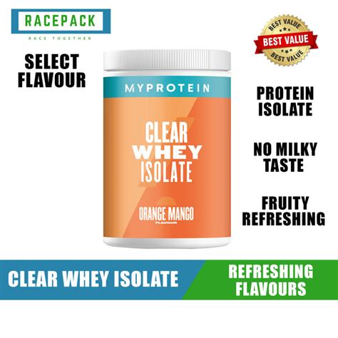 Myprotein Clear Whey Isolate Powder Select Size And Flavour Protein Isolate No Milky Taste