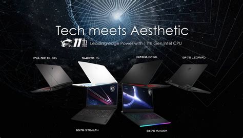 MSI Unveils New Gaming And Creator Laptop Lineup Gadgets Middle East