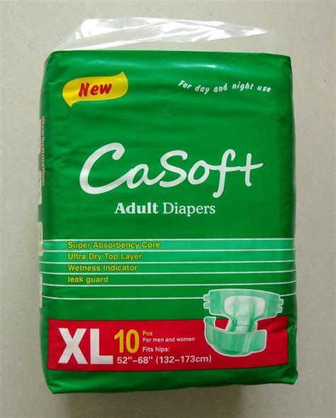 Disposable Pe Backsheet High Quality Adult Diapers China Disposable