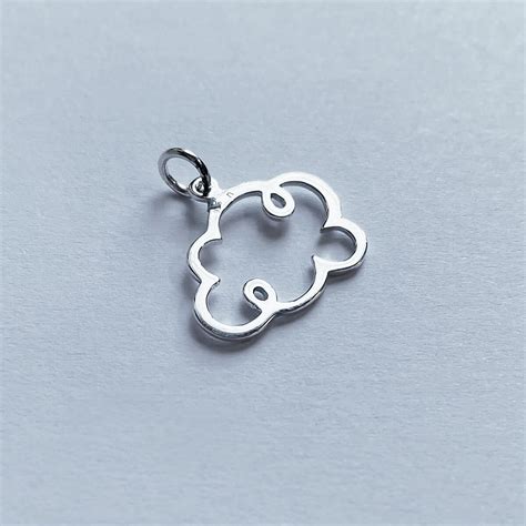 Cloud Charm 925 Sterling Silver Pendant Charmarama