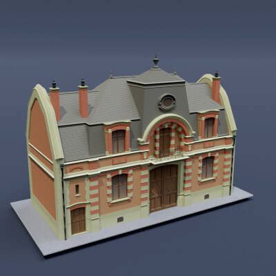 Victorian House 01 - 3D Model by mg53