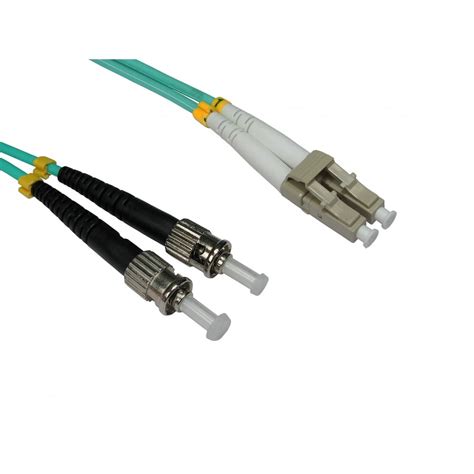 3m Lc To St Duplex 3mm Aqua Om3 50125 Multimode Patch Cable Cmw