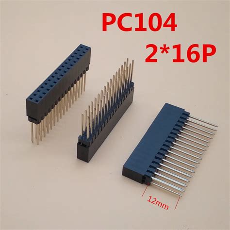 Pcs Mm Pitch X Pin Pin Female Double Row Long Pin Header