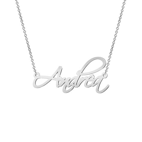 Andrea Style Name Necklace Build A Jewel