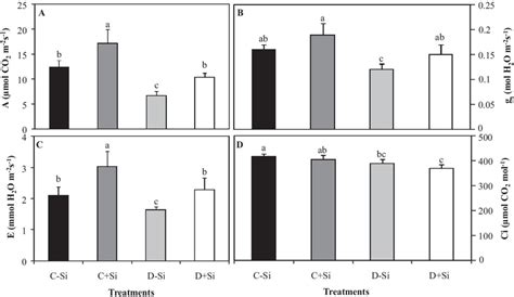 Variation Of Net Assimilation Rate A Stomatal Conductance Gs