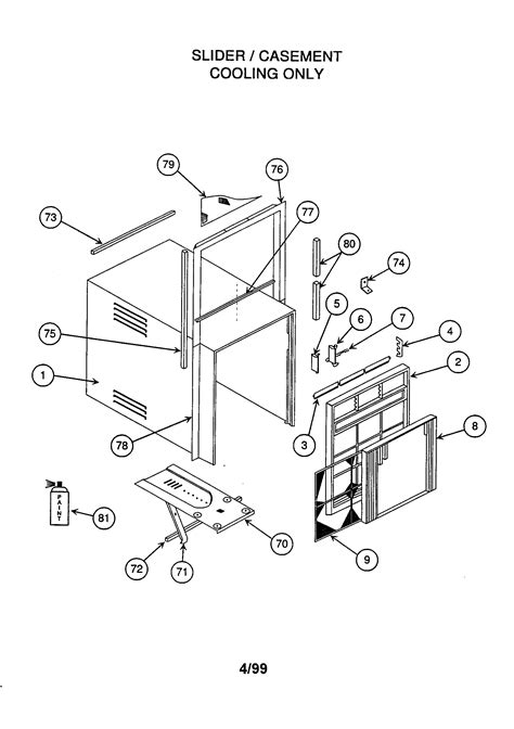 Aluminum Window Parts Diagram