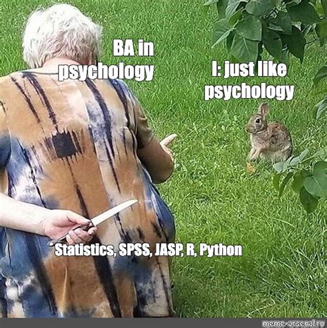 Omics Meme Ba In Psychology I Just Like Psychology Statistics Spss