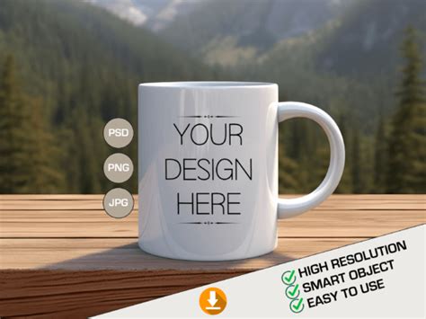 Oz Mug Mockup Designs Graphics