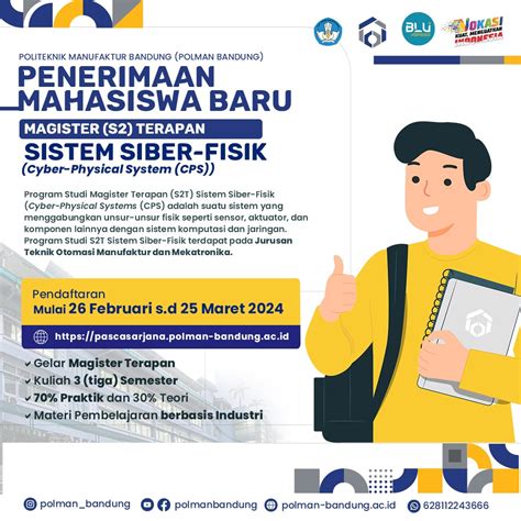 Penerimaan Mahasiswa Baru Program Studi Magister Terapan S T Sistem