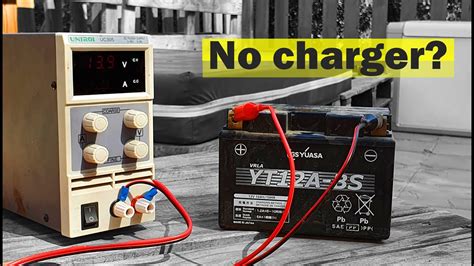 🔋 How To Charge Motorcycle Battery Without Charger Or Car At Home ⚡