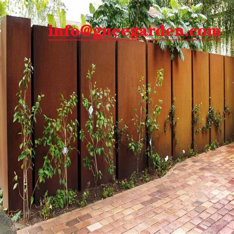 Cheap Decorative Garden Corten Steel Metal Fencing Post In 2023