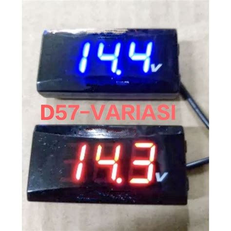 Jual Voltmeter Aki Waterproof Anti Air Kwalitas Super Bagus Shopee