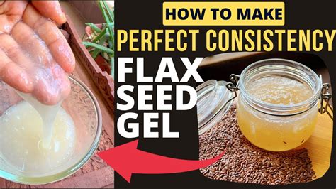 How To Extract Perfect Consistency Flaxseed Gel With Secret Tips Diy