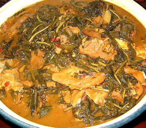 All African Dishes Bitterleaf Soup Ofe Onugbu