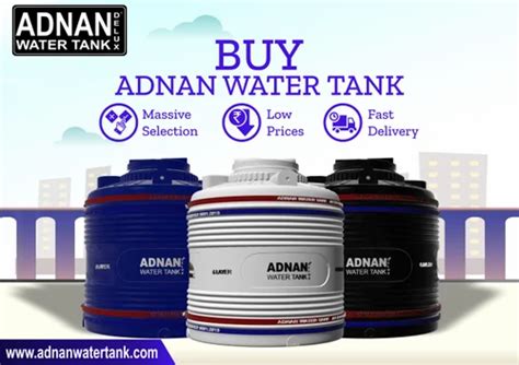 ADNAN Black 3000 Litre Double Layer Plastic Water Tank At Rs 17400