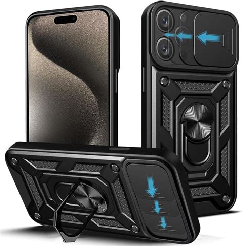 Loyhee Cover Per Iphone Pro Custodia Con Scorrevole