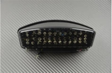 Feu Arri Re Stop Led Fum Noir Avec Clignotants Int Gr S Buell Blast