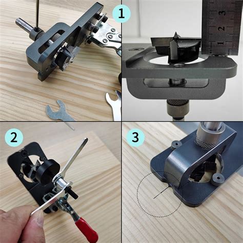 Mm Hinge Boring Jig Set Hole Opener Template Hole Drilling Guide