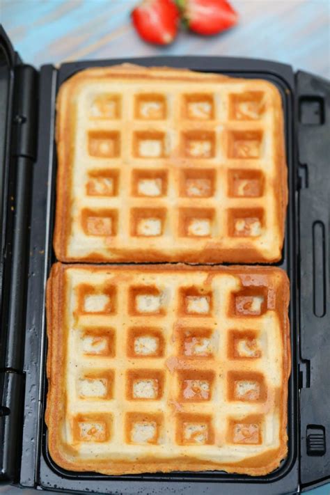 The Best Fluffy Homemade Belgian Waffle Recipe Scrambled Chefs