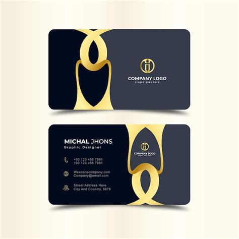 Premium Vector Professional Business Card Template