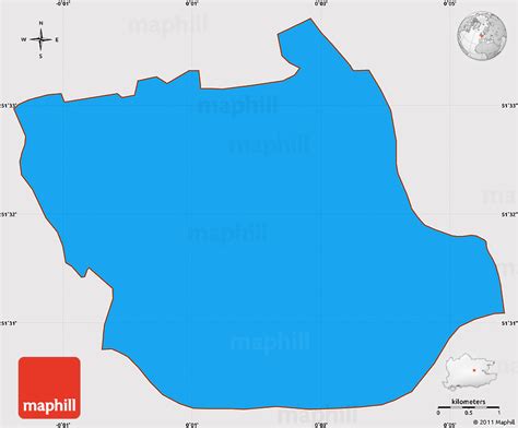 Political Simple Map Of Newham Cropped Outside