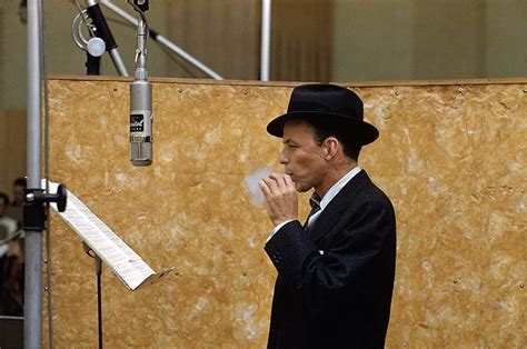 Frank Sinatra At Capital Records 1956 Roldschoolcool