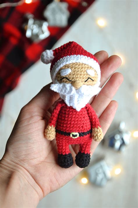 Crochet Christmas Santa Claus Pattern Amigurumi Christmas Etsy