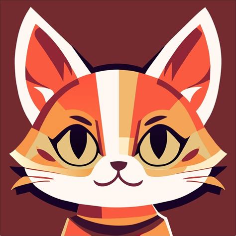 Premium Vector Crafting A Charming Cat Cartoon With Pop Art Elegance