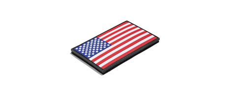 American Flag Military Morale Hook And Loop Patch