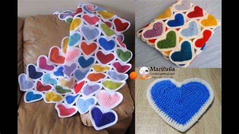 Free Crochet Heart Blanket Patterns Blitsy