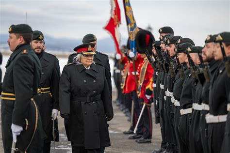 Governor General Mary Simon Receives Military Honours From The Royal 22e Régiment The Governor