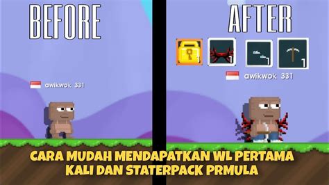 PEMULA WAJIB NONTON PANDUAN BERMAIN GROWTOPIA CARA MENDAPATKAN WL