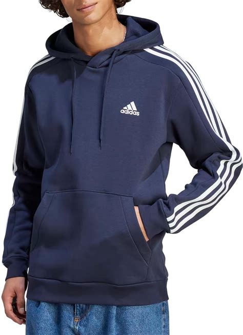 Bluza Z Kapturem Adidas Sportswear Essentials Fleece Stripes Ij