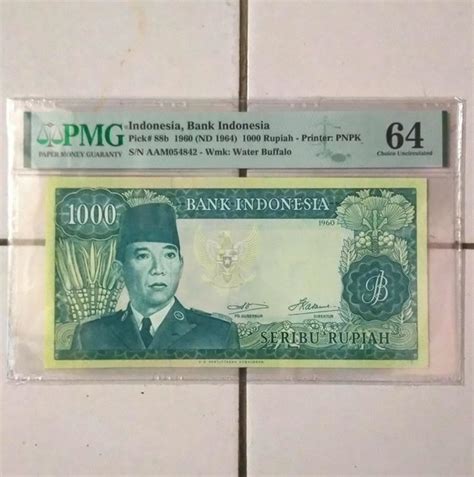 Jual Uang Kuno Rupiah Tahun Seri Soekarno Unc Pmg Ready Di