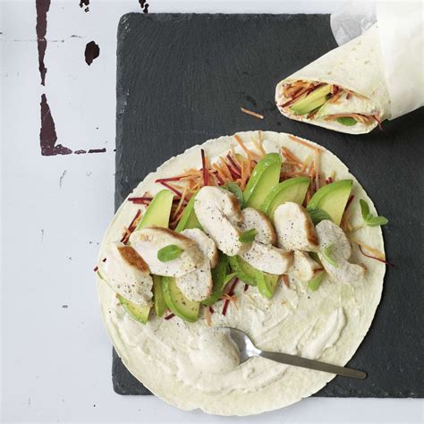 Wraps Poulet Avocat Sauce Curry Sans Gluten Ni Lait Ni Sucre Artofit