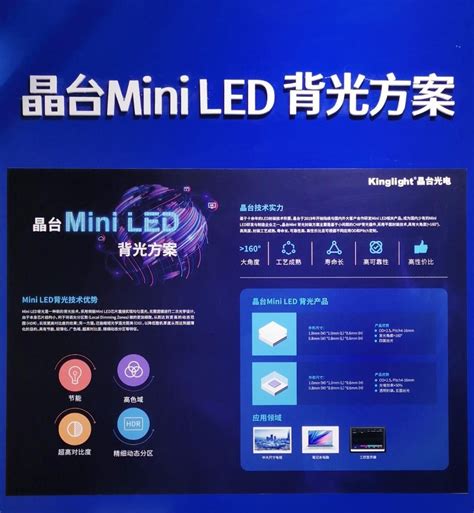 晶台首发mini Led背光新品 行家说