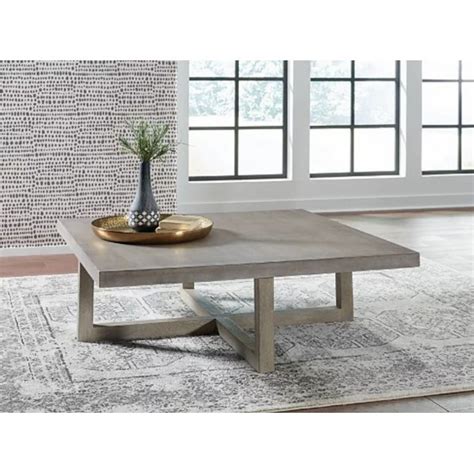 T Lockthorne Table Basse Carr E Gris Par Ashley Furniture