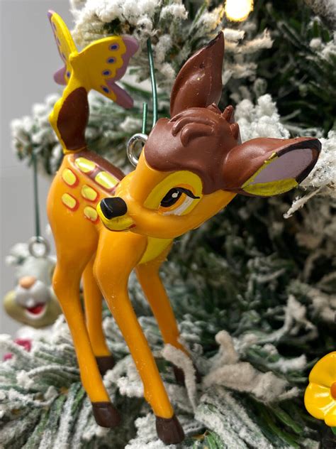 Disneys Bambi Ornament 4 Piece Set Christmas Ornaments Thumper Flower