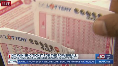 Nbc 10 News Today Grand Prize For Powerball Climbs To 1 9 Billion