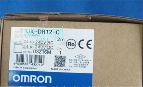 Photoelectric Switch 1pc Omron E3jk Dr12 C 2m 24~240v Ac F Ebay