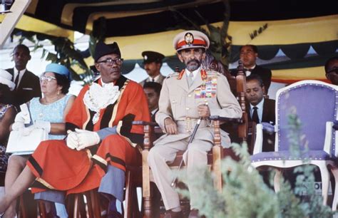 Ethiopias Emperor Haile Selassie Pays Historic Visit To Jamaica This