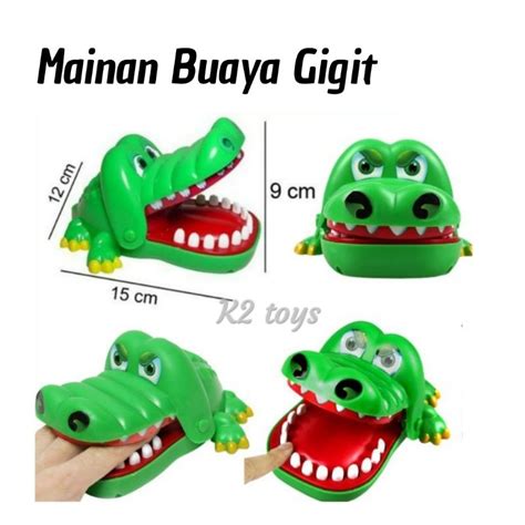 Jual Mainan Gigit Buaya Crocodile Mainan Anak Buaya Gigitan Murah