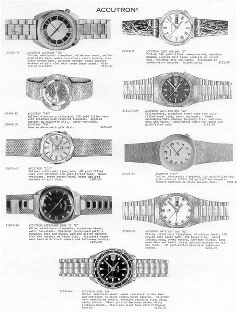 Accutron Catalog Photos Mybob Net